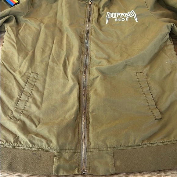 ✌️Dutch Bros Olive Green Bomber Jacket - Picture 9 of 12